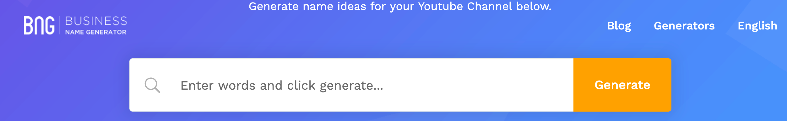 BNG YouTube Name Generator