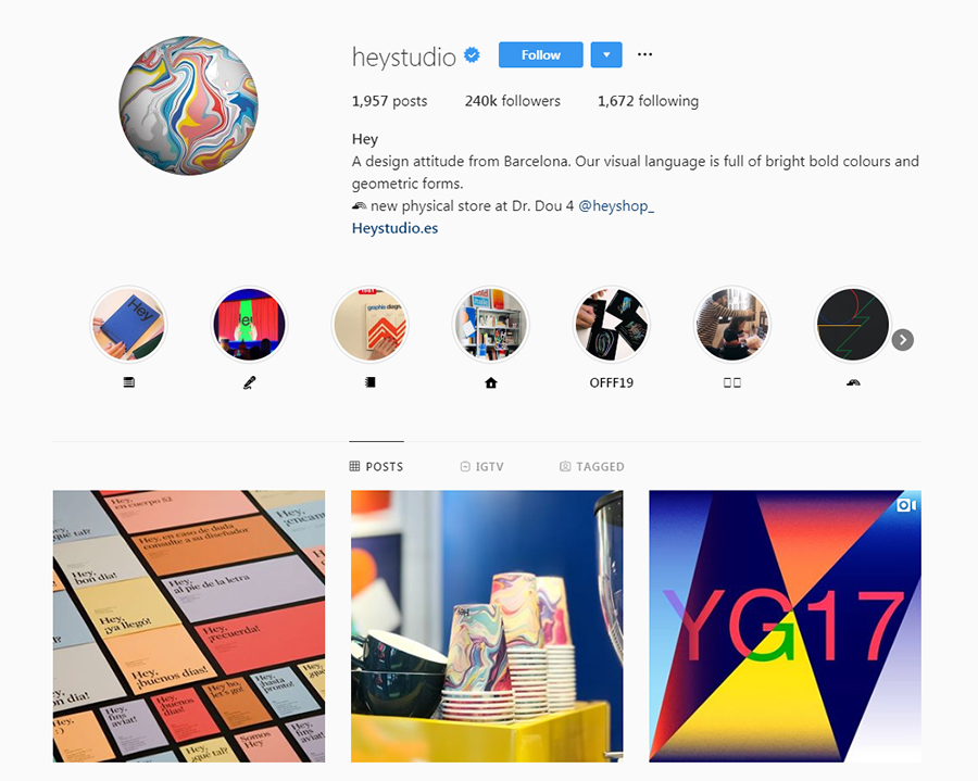 heystudio Instagram