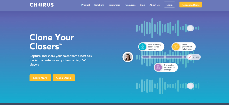 Chorus Sales Management Software