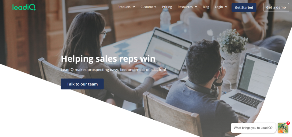 LeadIQ Sales Management Softwares